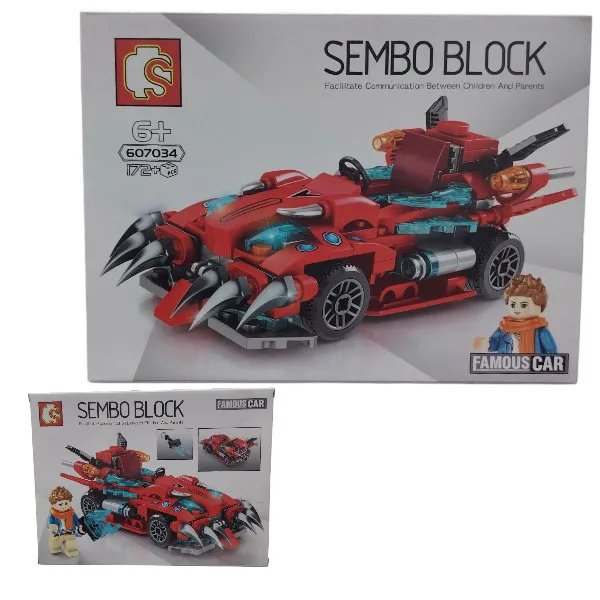SEMBO BLOCK Famous Car (No. 607034) – Stílus és sebesség