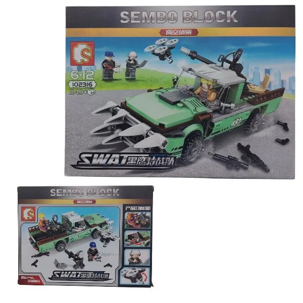 SEMBO BLOCK SWAT Black Hawk – Nagy magassági felderítés (No. 102316)