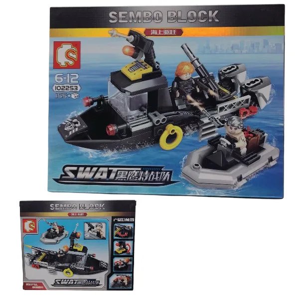 SEMBO BLOCK SWAT Black Hawk – Tengeri hajsza (No. 102253)