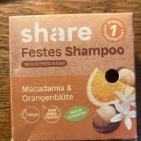Share Szilárd Sampon – Makadámia & Narancsvirág (60 g)