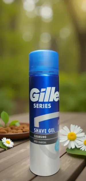 Gillette Series Cleansing Borotvazselé – Aktív szénnel (200 ml)