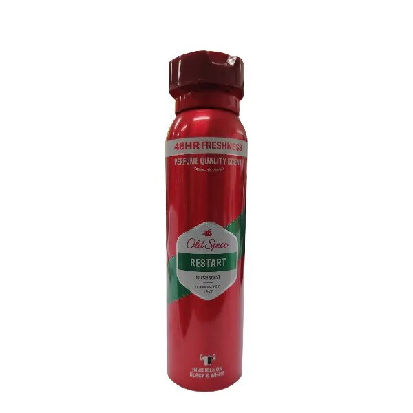 Old Spice Restart Spray – Azonnali energia és 24 órás frissesség 150 ml