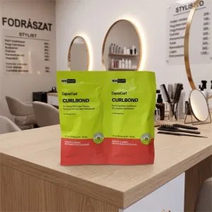 DevaCurl Curlbond® Göndörítő, lágy habzású sampon + Krémes kondicionáló szett (Duó kiszerelés, 2 x 30 ml)