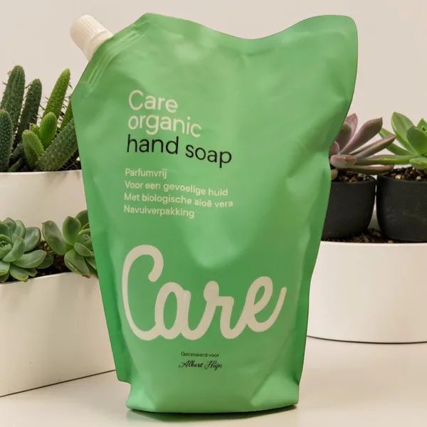 Care Organic Bio Folyékony Kézmosó Utántöltő – Érzékeny Bőrre, Aloe Verával (750 ml)