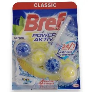 Bref Power Aktiv Lemon WC - Frissítő Blokk 50 g