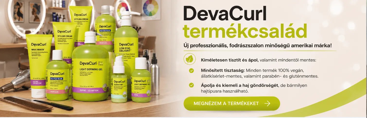 DevaCurl termékcsalád, új professzionális, fodrászszalon minőségű amerikai márka