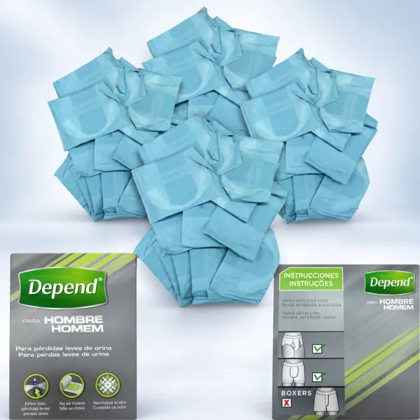 Depend For Men Férfi Inkontinencia Betét Ömlesztett Csomag – 48 db