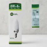 Green Power Deal Energiatakarékos Gyertya Izzó – E14, 8W (40W)