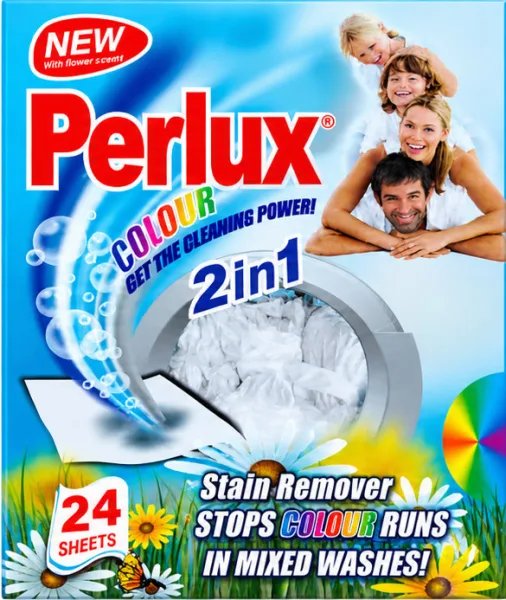 Perlux Colour Virág illattal színgyűjtő kendő 2in1 24 db