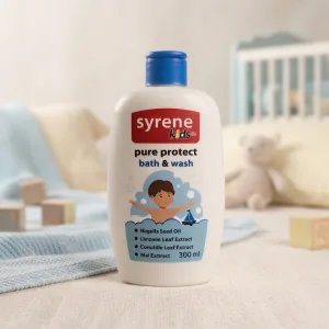 Syrene Kids Pure Protect Bath & Wash Gyermek Fürdető és Tusfürdő – 300 ml