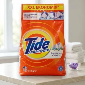 Tide Aqua-Powder Alpin Frissesség Automatikus Mosópor – 5,4 kg (36 mosás)