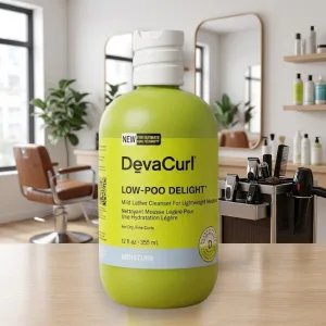 DevaCurl Low-Poo Delight® Kíméletesen habzó sampon a könnyed hidratálásért – 355 ml