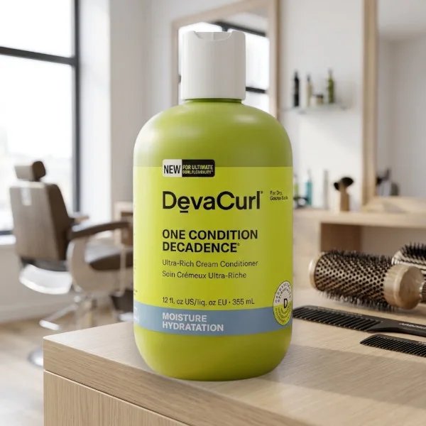 DevaCurl One Condition Decadence Ultra Gazdag Krémbalzsam Száraz és Durva Hajra – 355 ml (12 fl. oz.)