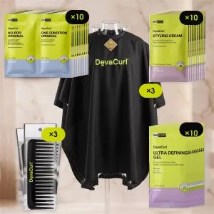 DevaCurl Prémium Hajápoló és Formázó 36 db-os termékszett