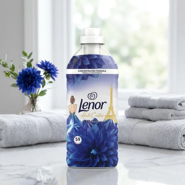 Lenor Haute Couture L'Eclatante Öblítő – 1239 ml (59 mosás)